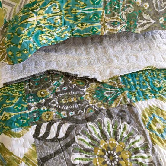 เย็บปะติดปะต่อกันชุด Sherpa Quilt และ Sham