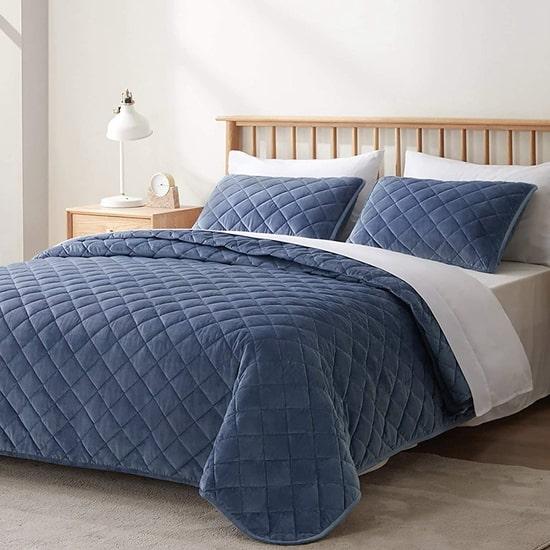 cxmicrotex Winter Bedding Collection ชุดผ้านวมกำมะหยี่ลายเรขาคณิตที่ไม่เหมือนใคร